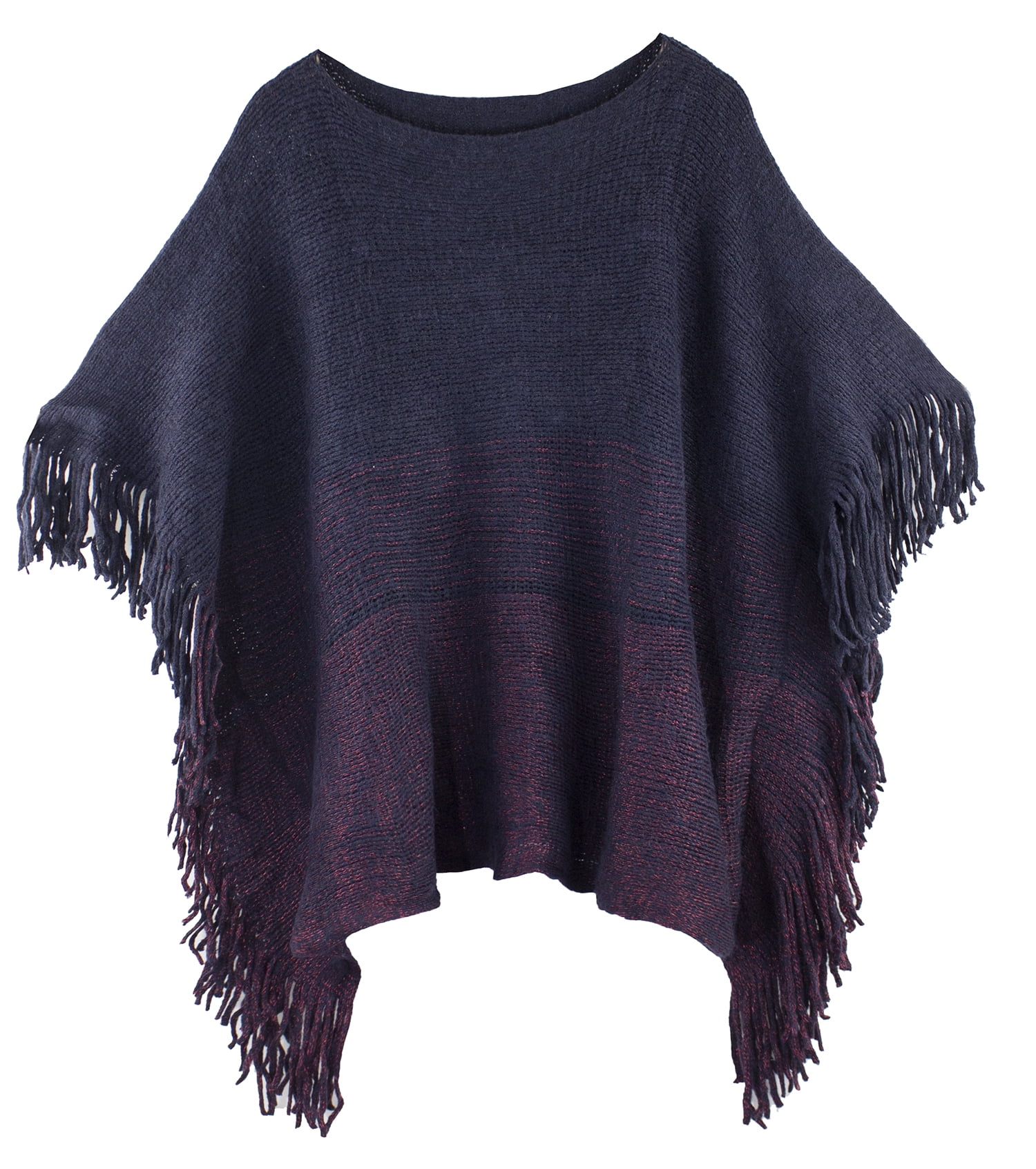 navy blue poncho wrap