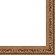 Picture Frame Moulding (Wood) 18Ft Bundle - Ornate Antique Gold Finish - 5.75 Width - 11/16