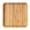 M, variant on L Large Bamboo Tray With Sturdy Construction, Splinter-Free Surface And Natural Aroma For Serving, Entertaining And Home Decor, 7.8X7.8X0.39 In, 0.77 Lb