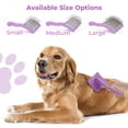 thumbnail image 6 of Slicker Brush for Dogs - Detangling Dog Brushes for Grooming with Soft Bristles & long Pins - Professional Dog Grooming Brush to Removes Tangles & Dirt (large), 6 of 8