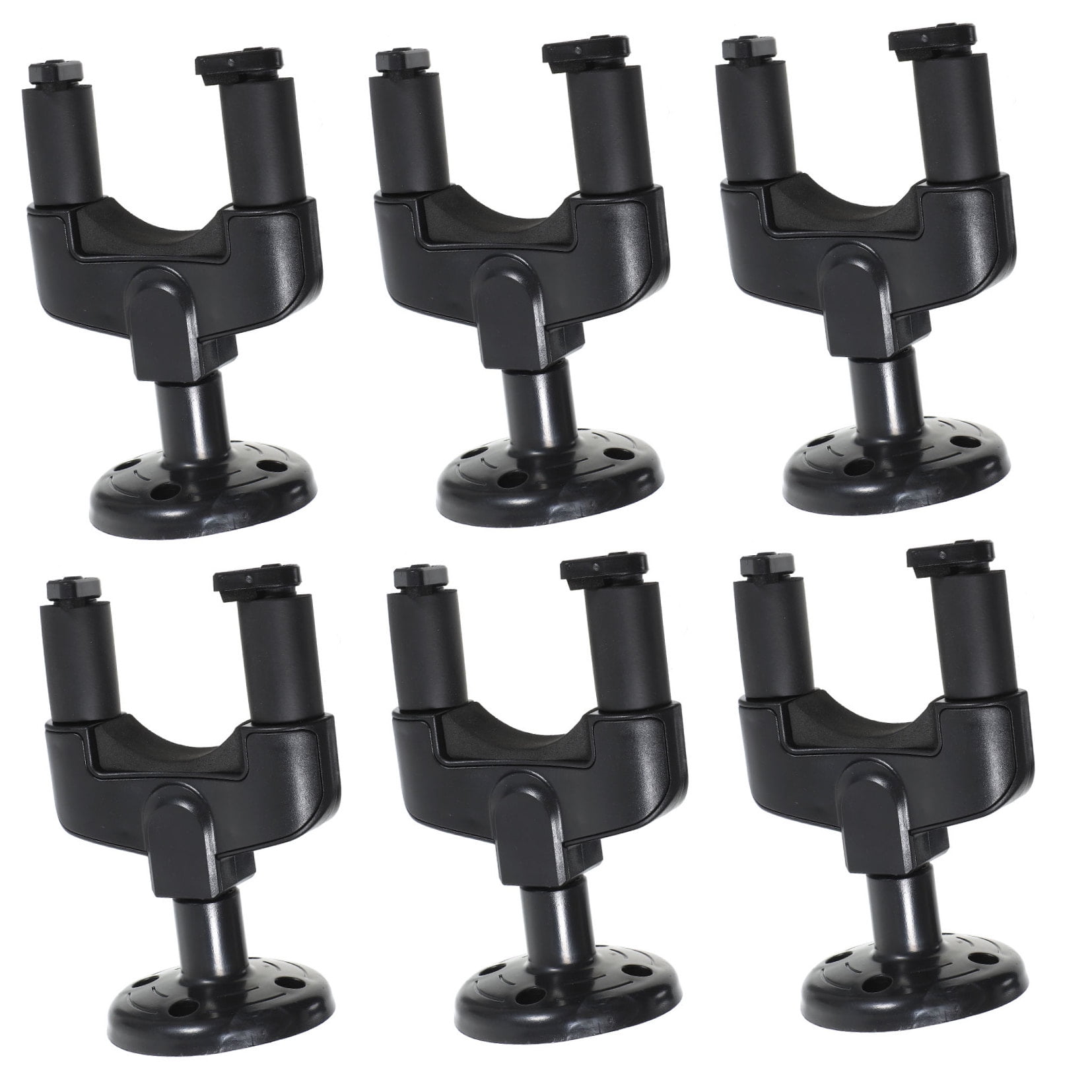 UPKOCH 6Pcs Wall Guitar Hangers with Auto Locking Grip for Effective Music Practice