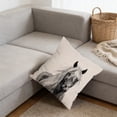 thumbnail image 4 of Horse-Print Cotton Linen Cushion Cover for Sofa, Living Room, Office or Model Unit, Decorative Throw Pillowcase with Lumbar Support, 4 of 6