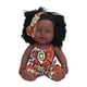 thumbnail image 3 of Reborn Baby Doll, Simulación Baby Doll Vivid Expressions African Baby Doll Producción Exquisita para Niños Pequeños para el Cumpeados, 3 of 7