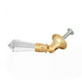 thumbnail image 5 of 4 Cabinet Pulls Clear Acrylic Drop 3/4" D Backplate Renovator's Supply, 5 of 7