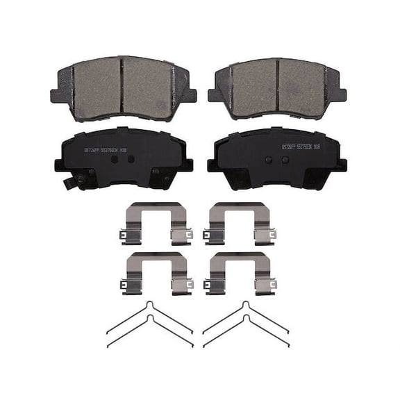 Front Brake Pad Set - Compatible with 2017 - 2020 Hyundai Elantra 2018 2019