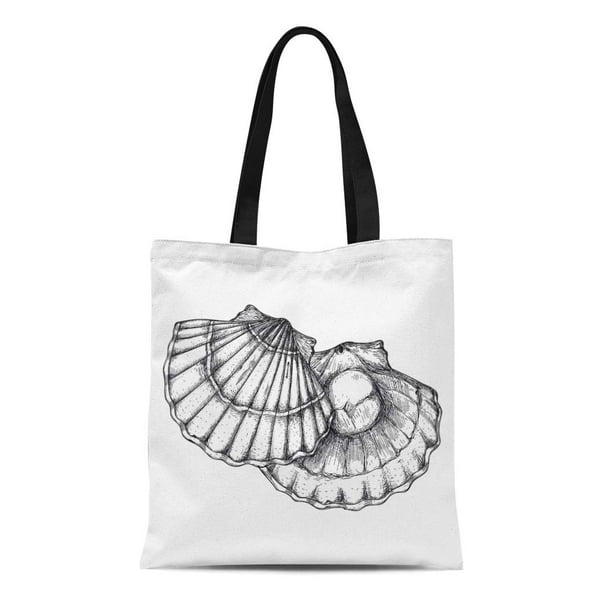 Scallop tote deals bag