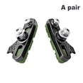 thumbnail image 3 of Toystoory 1 par de piezas de bicicleta de componente de ruedas de pastillas de freno para reemplazar negro/verde Type2 NO2 Toystoory OD020648-04, 3 of 6