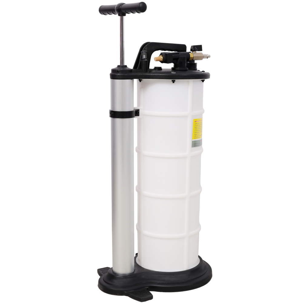 9L Dual-Mode Oil Extractor - Pneumatic & Manual Fluid Evacuator - for Automotive Oil Changes & Maintenance
