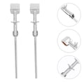 thumbnail image 4 of Shisuyan 2Pack Tube Clamp for Laboratory Classes Test Tube Holder Silver Iron Design, 4 of 7