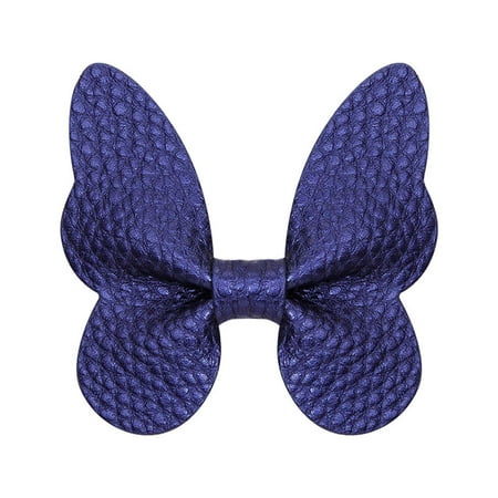 

YWDJ Creative Kids Butterfly Hair Accessories Solid Color Round Ear Bangs Clip Multicolor