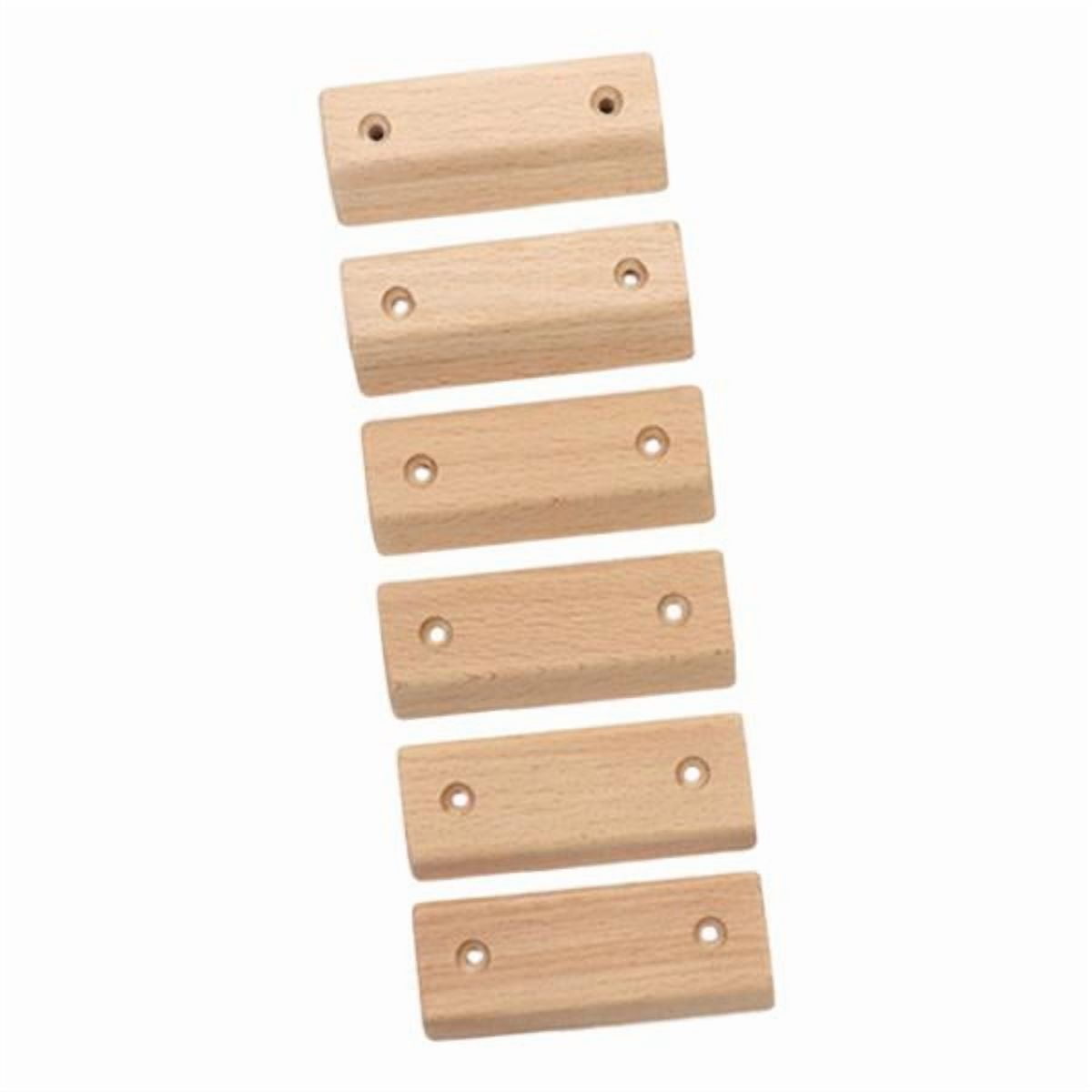 Climbing Holds Fingerboard Grip Strengthener Sturdy Wood Construction for Indoor Outdoor Workouts