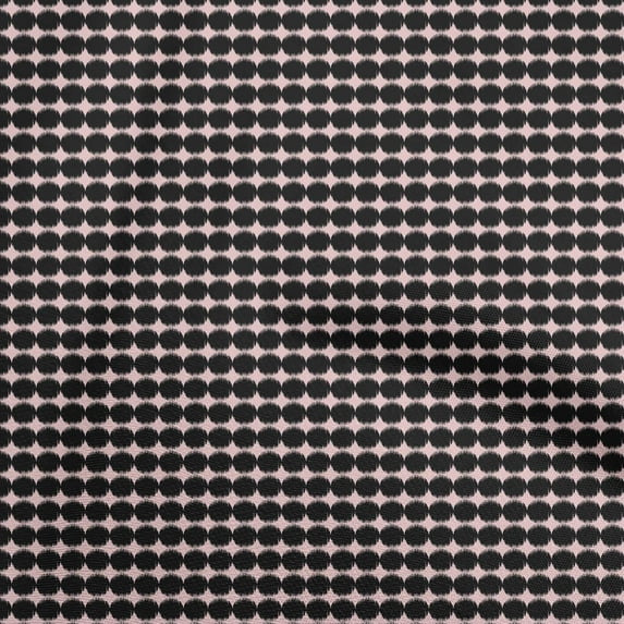 oneOone Polyester Lycra Black Fabric Asian Ikat Dress Material Fabric Print Fabric By The Yard 56 Inch Wide