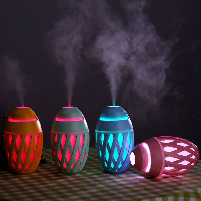 Humidificador Ganfancp Oliva Gradiente Luz Ambiente Mini Usb