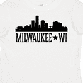 thumbnail image 4 of Inktastic Milwaukee Wisconsin City Skyline Boys or Girls Toddler T-Shirt, 4 of 5