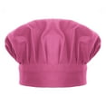 thumbnail image 1 of (Prix/6 Pcs) TOPTIE Toque de Chef Ajustable en Toile de Coton pour Enfant - Rose Vif - P, 1 of 6