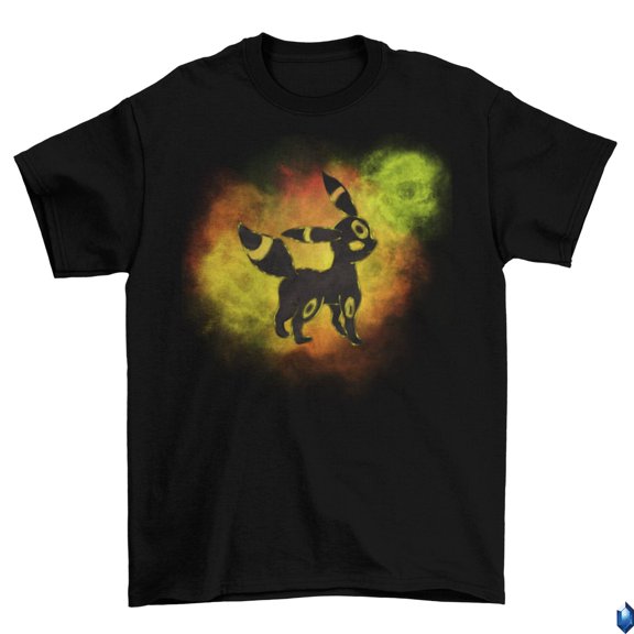 Umbreon Galaxy Background T-Shirt Unisex Cotton TV Sizes Video Game Anime New 2022