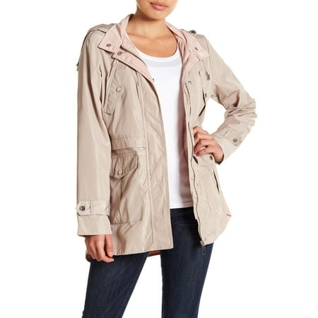 French Connection Coats & Jackets - Womens Pink Two-Tone Anorak Jacket ...