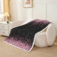 thumbnail image 2 of Erosebridal Sequin Print Throw Blanket for Couch,Sparkle Glitter Plush Blanket,Breathable Sherpa Blanket 30x40,Bling Room Decorative, 2 of 7