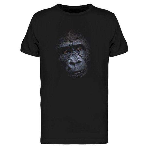 Portrait - Gorilla In Dark Tee Men's -Image by Shutterstock