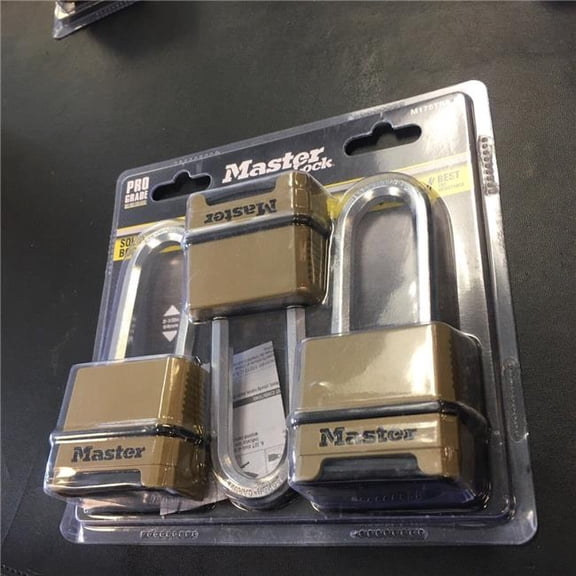 Master Lock 5063269 3-DGT Wide Magnum Zinc Body Padlock