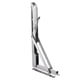thumbnail image 3 of Kenally Paquete de 2 soportes triangulares montados en la pared, estante plegable de acero inoxidable, soporte organizador para cocina de Hotel, TV, Herramientas y ferretería 12 pulgadas, 3 of 6