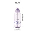 thumbnail image 3 of Plastic Water Bottle Sports Reusable Bottle with Leak-Proof Lid, Portable Water Jug 28oz for Gym Fitness Outdoor Schools Adults, Dishwasher Safe BPA Free Reusable Water Bottle, 3 of 3