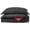 Burgundy, variant on Elegant Comfort Wrinkle Resistant - Luxurious Silky Soft Dobby Stripe Bed-in-a-Bag, 8-Piece Comforter Set - HypoAllergenic - Full/Queen, Black