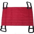 thumbnail image 1 of Almohadilla de desplazamiento impermeable para pacientes ancianos cojín de cama de transferencia giratoria con asas (rojo), 1 of 8