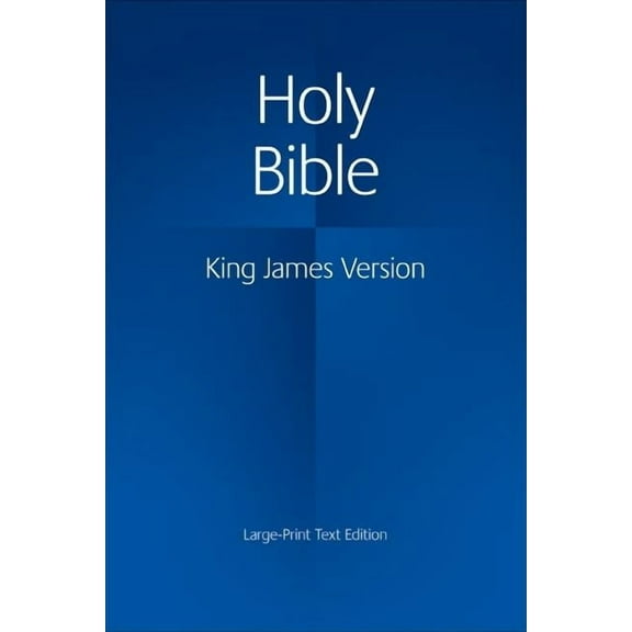 Large Print Text Bible-KJV, (Hardcover)