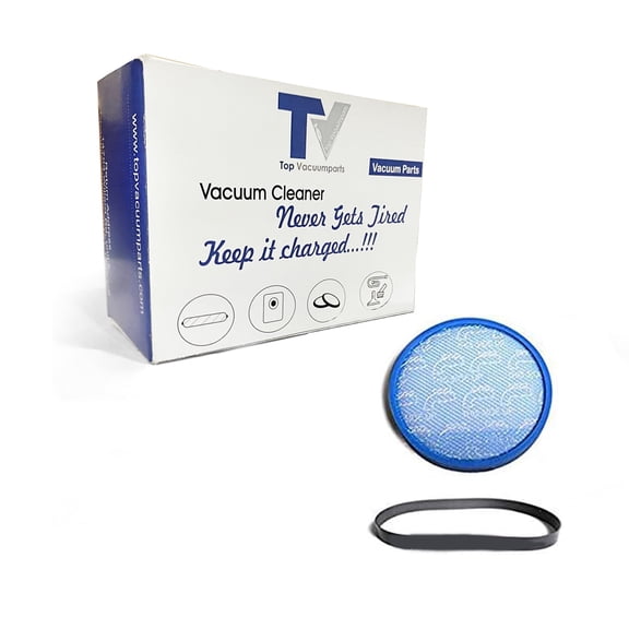 Replacement Part For Hoover Model UH72600 WindTunnel Max Mult-Cyclonic Bagless Upright Washable Primary Blue Sponge Filter With One Rewind Plus /MS...12.8X457 Belt