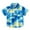 Blue-A, variant on Virmaxy Toddler Boys Summer Trendy T-shirt Toddler Baby Boys Fashion Short Sleeve Blouse with Pocket Tropical Seaside Print Retro Shirt Lapel Collar Button Open Front Tops Green 9Y