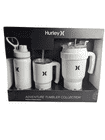 Hurley Adventure Tumbler Collection Thermos 40oz 22oz 16oz 3 Cup Set New White
