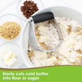 thumbnail image 4 of Simple Craft Pastry Cutter For Baking - With Handle - Heavy Duty Dough Cutter And Mixer For Mixing Butter, Flour Etc., 4 of 5
