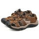 thumbnail image 1 of Sandalias de verano Zapatos de playa transpirables para hombre, suministros para exteriores para senderismo (marrón oscuro 43), 1 of 3