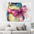 thumbnail image 6 of ZFLMY Colorful Birds Tapestry Wall Hanging 100% Polyester Wall Art Decorative Bedroom Living Room Decoration 60x40in, 6 of 7