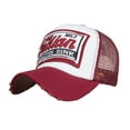 thumbnail image 2 of Hot Sales Under $5 Wine Red Trucker Hat GIJNRIUIUA For Men Casual Embroidered Caps Hop Hats Cap Summer Baseball Mesh Women Hip Hats Baseball Caps Trucker Hats, 2 of 2