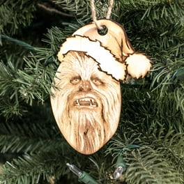 Ornament - Santabacca - Raw Wood 4x5in Ornament - Santabacca - Raw Wood 4x5in