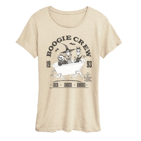 The Nightmare Before Christmas - Boogie Crew - Women's Short Sleeve Graphic T-Shirt