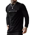 thumbnail image 4 of Playera De Hombre Tenis Manga Larga Deportivas Negra Casual, 4 of 8