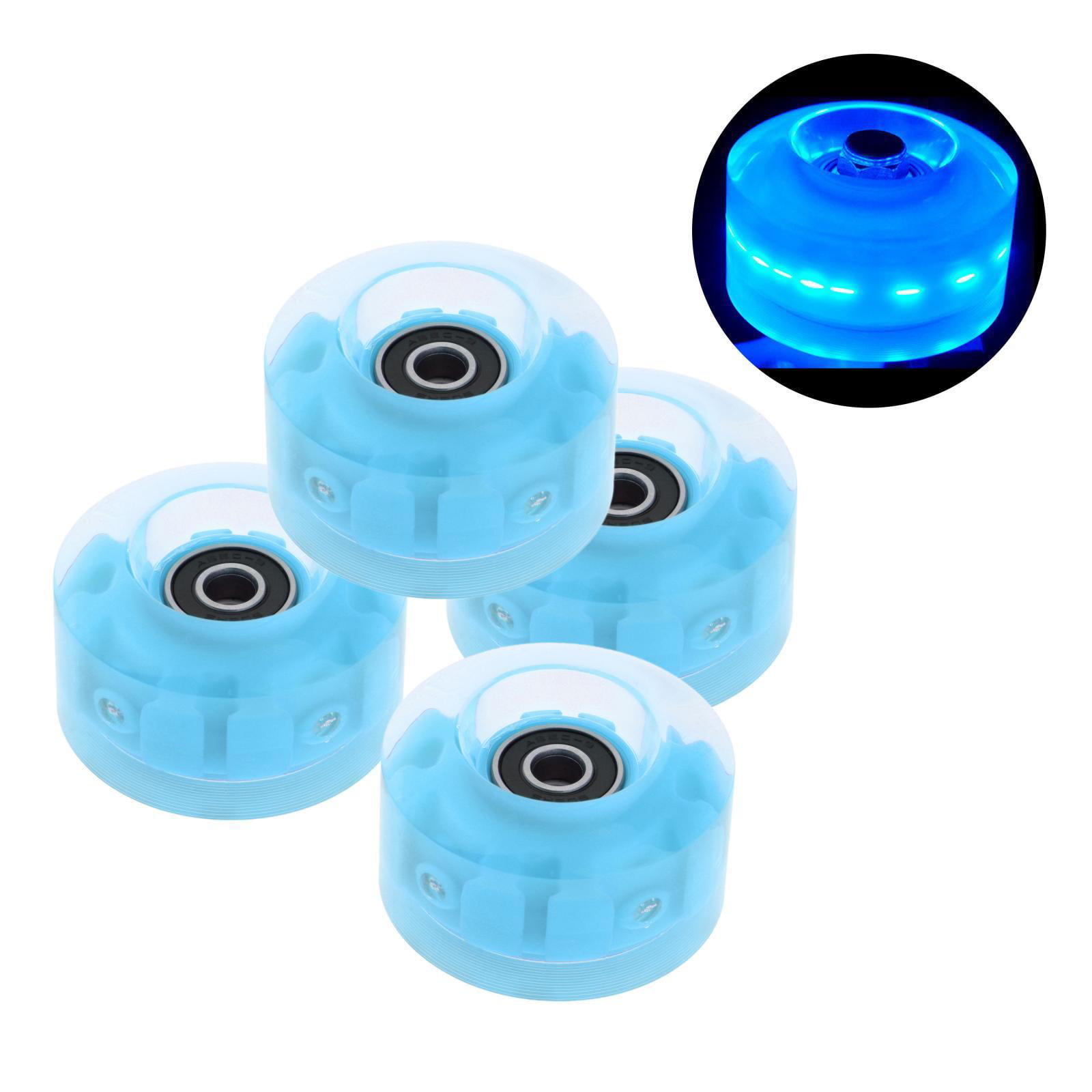Details about   4x Quad Roller Skate Wheel Light Up for Double Row Skating Cruiser Longboard AU 