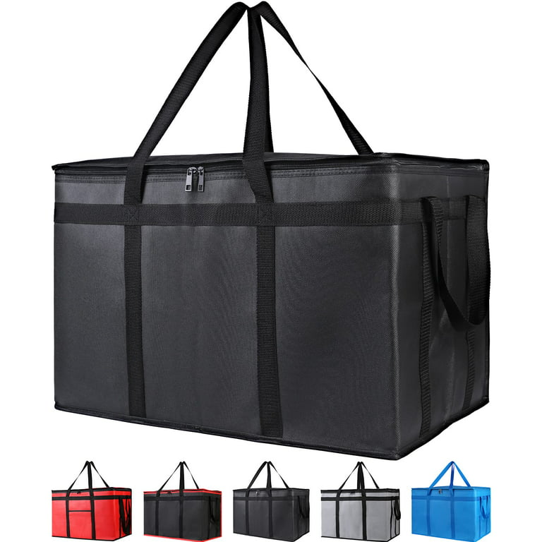 Delivery Tek Black Insulated Food Delivery / Catering Bag - with Removable  Insert - 17 3/4 - 1 count box