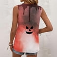 thumbnail image 4 of Bbyeadc Halloween Tank Tops for Women Square Neck Spider Web Print Casual Relax Fit Camisole for Fall Street Halloween Daily Wear,Deep Red(XL), 4 of 4