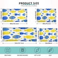 thumbnail image 5 of Gold and Blue Fish Design 20x26" Standard Plush Pillow Case, Zippered Hypoallergenic Bed Pillowcase, 5 of 9