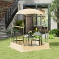 thumbnail image 2 of Gymax 4.2 x 4.2 FT Instant Pop up Tent Weatherproof Shelter Sports Tent for 1-2 People, 2 of 10