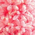 thumbnail image 4 of Holiday Time pin Cambridge rose floqué pré-éclairé de 1,98 m, rose, 4 of 6