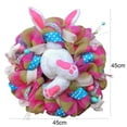 thumbnail image 5 of Multi-color Cute Cartoon Cloth Garland with Rabbit Pendant Door Decor for Easter, 5 of 7