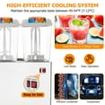 thumbnail image 5 of 2025 New 14.25-Gallon Beverage Dispenser, 3 Tanks 54L Commercial Dispenser,18 Liter Per Tank, 380W Stainless Steel Food Grade Ice Tea Drink Dispenser with Thermostat Controller, 5 of 7