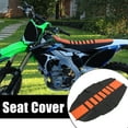 thumbnail image 2 of Funda de Asiento Universal Motocicleta Motocross Unique Bargains Imitación Cuero Naranja Negro, 2 of 8
