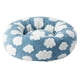 thumbnail image 1 of Cama para perro mediano | Cama elevada redonda de 50 x 50 cm para aliviar la ansiedad | Cama lavable de interior con forma de donut para perros medianos, 1 of 5
