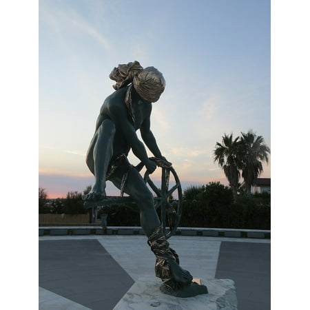 Toscana Italian - LAMINATED POSTER Statue Sculpture Italy Tuscan Monument Male Man Poster Print 24 x 36
